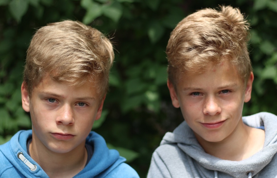 Luis und Lewin  Winter 